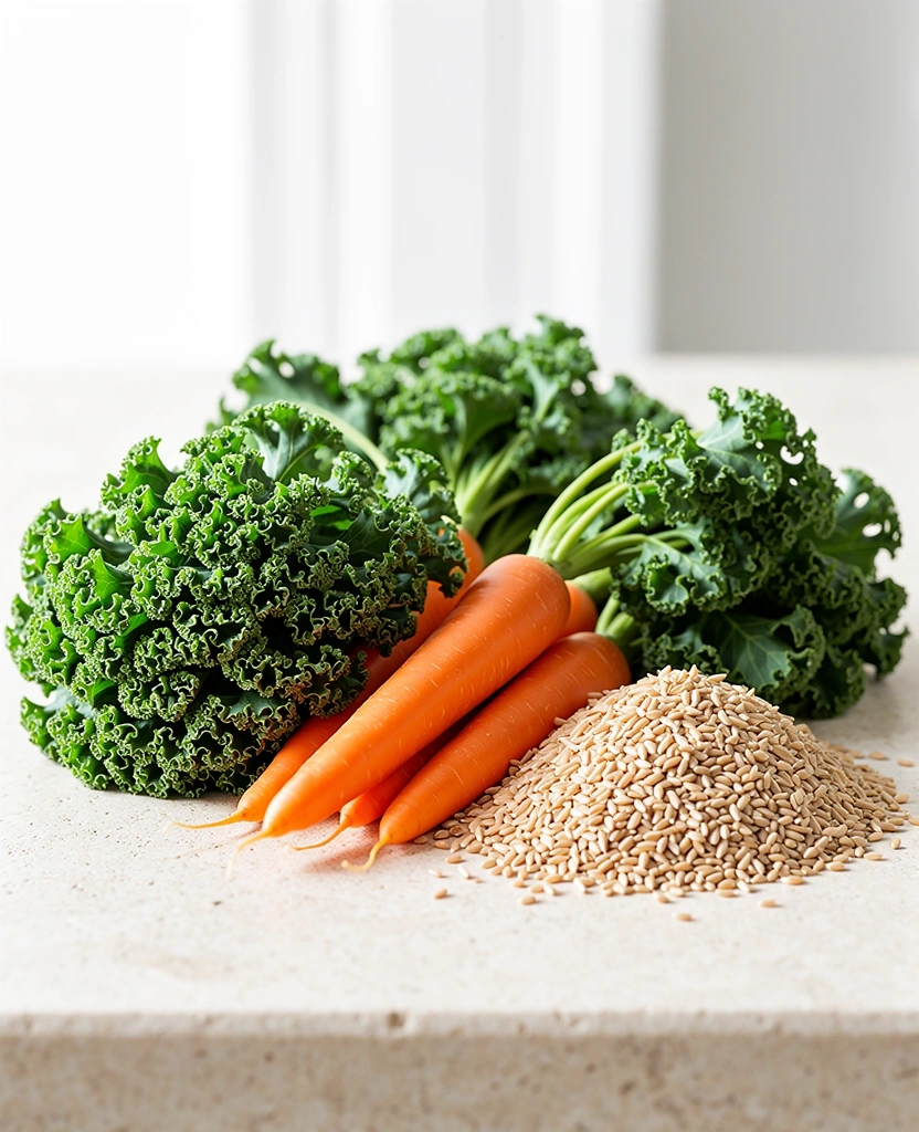 Friska råvaror för naturlig hälsa